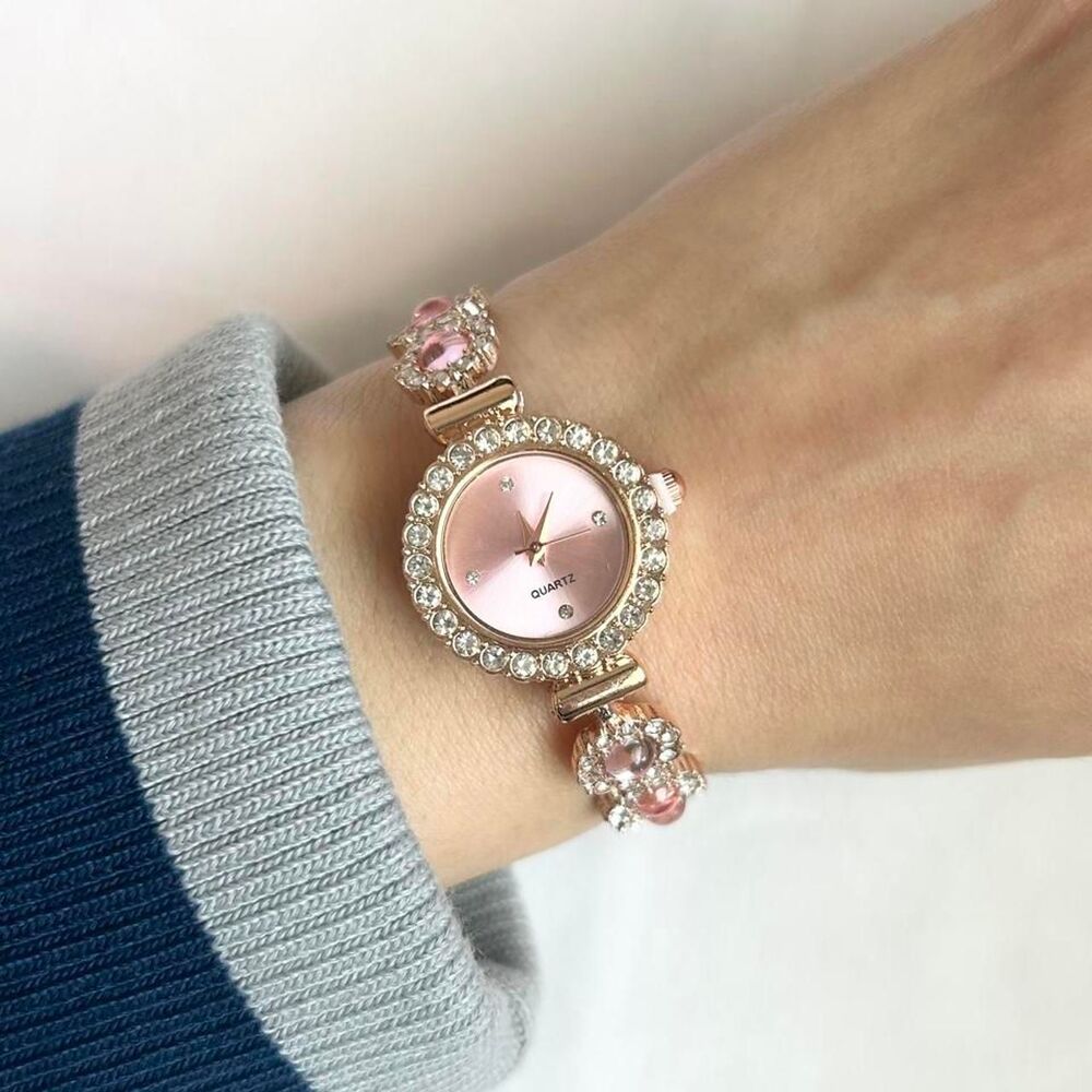 Vintage Inspired Luxury Pink Watch